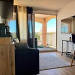 Douce Escale 1ch Vue Port Wifi Balcon Agde