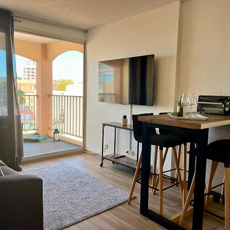 דירה Douce Escale 1ch Vue Port Wifi Balcon אגדה