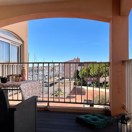 Douce Escale 1ch Vue Port Wifi Balcon *