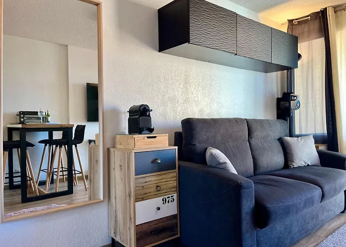 Douce Escale 1ch Vue Port Wifi Balcon דירה *