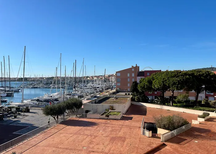 Douce Escale 1ch Vue Port Wifi Balcon * Agde