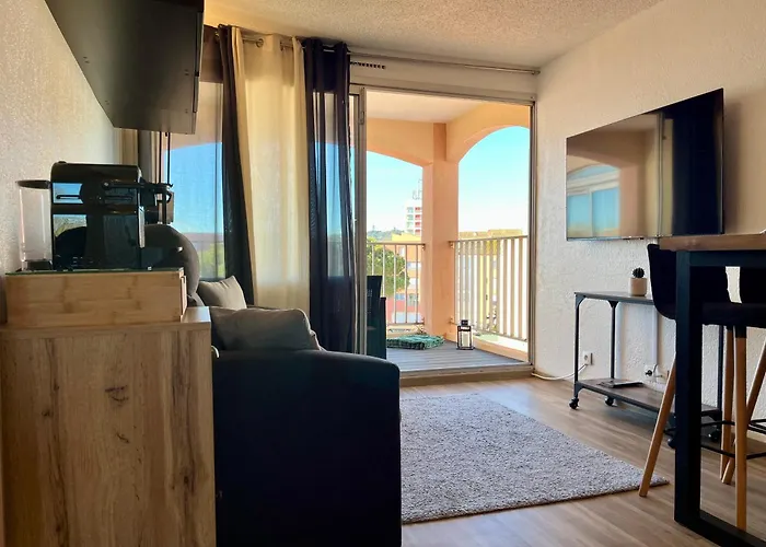 Douce Escale 1ch Vue Port Wifi Balcon אגדה